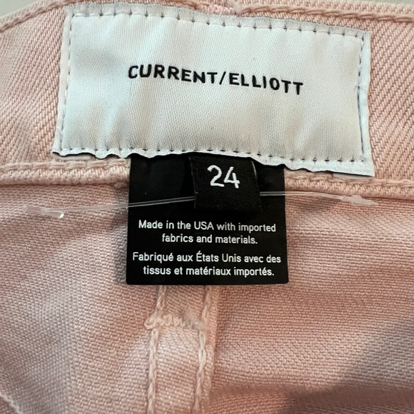 Current/Elliott Primrose Pink Released Hem The Stiletto Jean - Picture 5 of 5